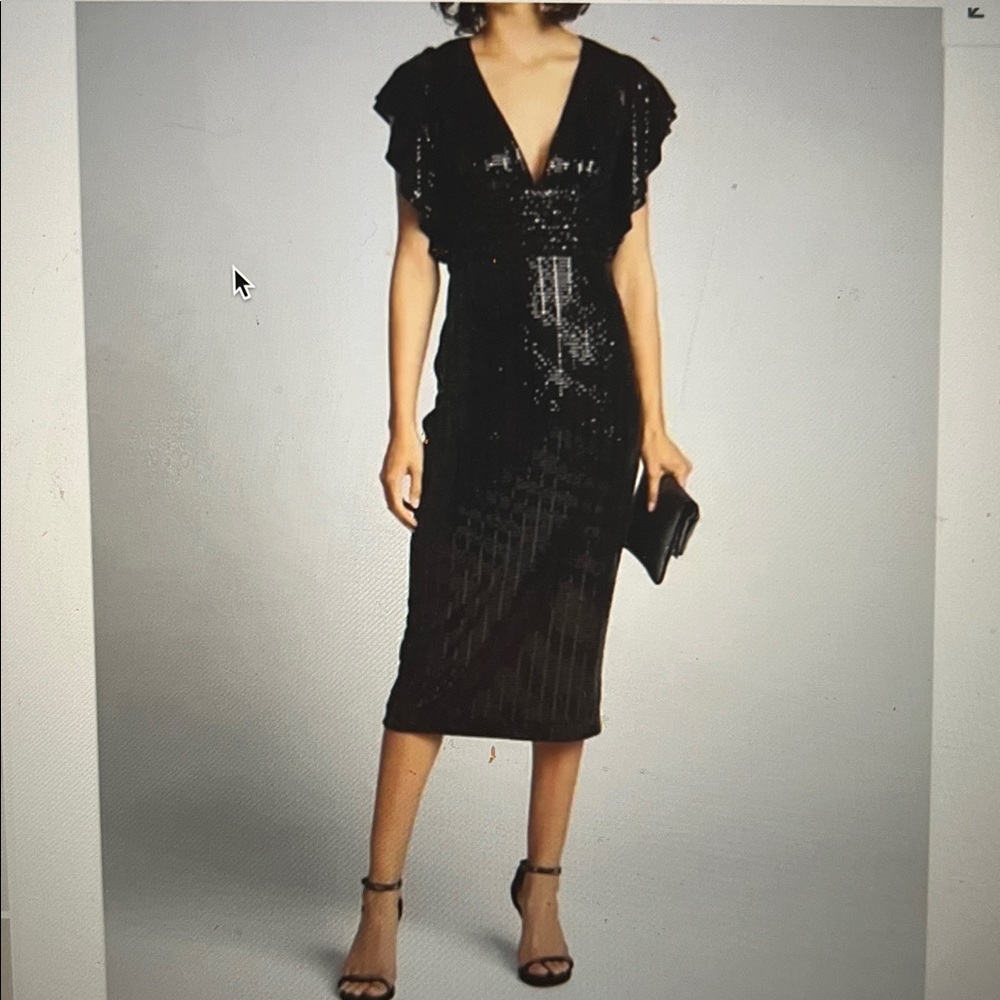 Badgley Mischka Elegant Black Dress